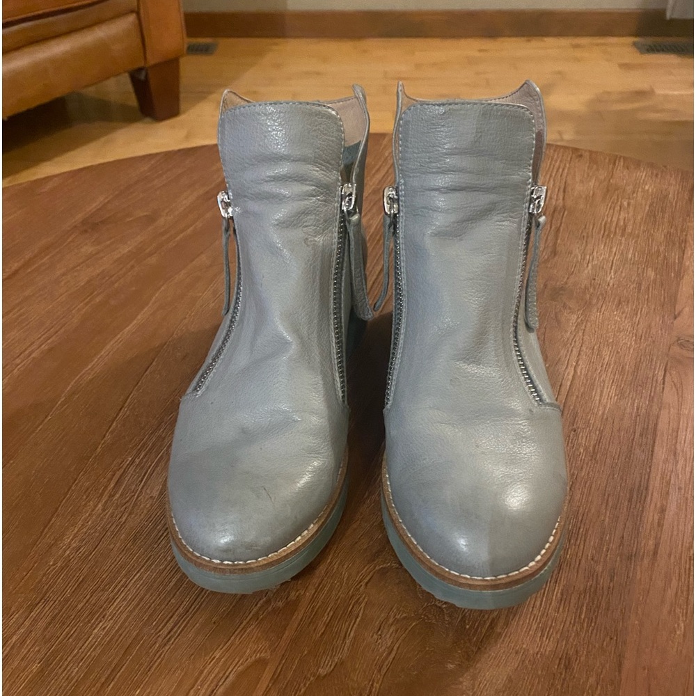 Django and Juliette dusty blue ankle boot